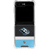NHL Utah Mammoth Striped Jersey Galaxy Z Flip6 Clear Case